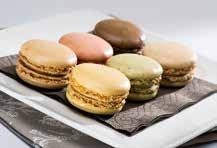 50 kr/st 08930 50 st/krt MINI MACARONS Sex olika sorter vanilj, kaffe, citron, hallon, choklad och