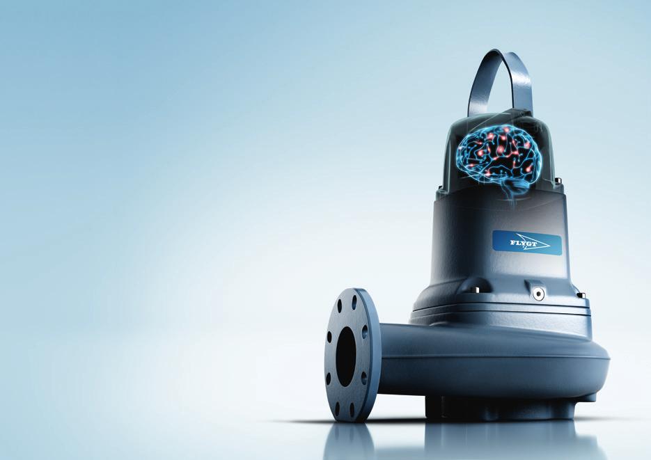 första pumpsystem för avloppsvatten med inbyggd intelligens.