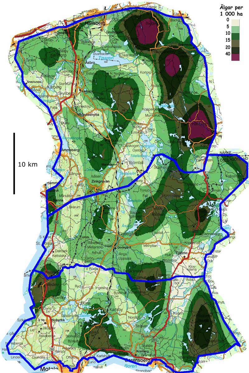 Tylöskogen 2006, Sv. Naturförvaltning AB LERBÄCK GODEGÅRD GODEGÅRD KRISTBERG Ur karta Lantmäteriverket Gävle 2006. Medgivande I 2006/160 Figur 1.