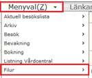 Filurbehörighet Kontrollera att du har Filurbehörighet genom att titta under Menyval/Filur.