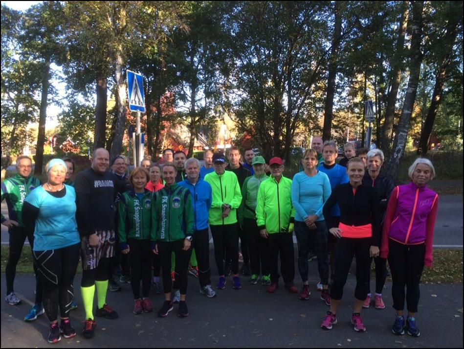 Camilla tog ett snabbt initiativ : Run of Hope 8 oktober Camillas ord och bild från FB: Tack alla som kom ner och sprang för barncancerfonden! I skrivande stund har vi samlat in 6293kr!