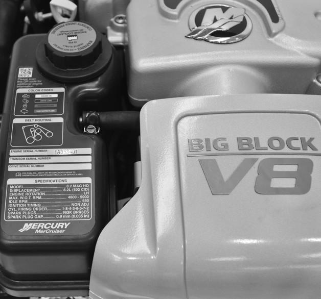 Avsnitt 2 - Bekanta dig med motorpaketet Identifiering Serienumren är tillverkarens facit till ett antal mekaniska detaljer som gäller för ditt Mercury MerCruiser-motorpaket.