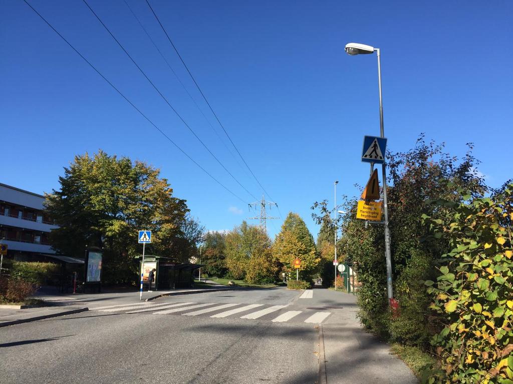 TRAFIKMILJÖN I SJÖBERG ÅTGÄRDSFÖRSLAG INOM PROJEKTEN