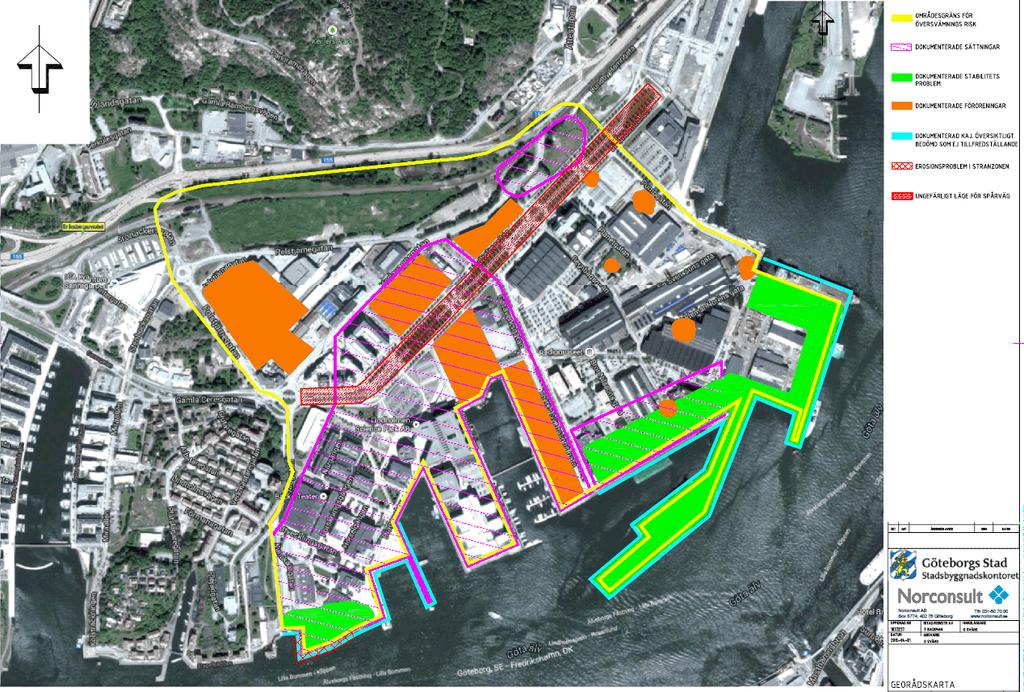 tekniska aspekter Geoteknik Utredningen har gjort en komplett geotekniksammanställning för sträckan. Den bifogas som bilaga.