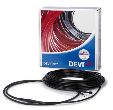 Värmekabel: Golvvärme 15 DEVIsafe 20T DEVIsafe 20T är en högkvalitativ, flexibel elvärmekabel som uppfyller båda M2-kraven i den tuffa IEC 60800:2009-standarden.