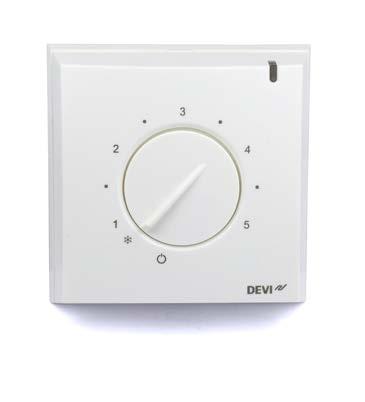 Reglering: Termostater 39 DEVIreg 130 Elektronisk termostat för reglering av golvvärme. DEVIreg TM 130 är en elektronisk termostat för utanpåliggande montage.