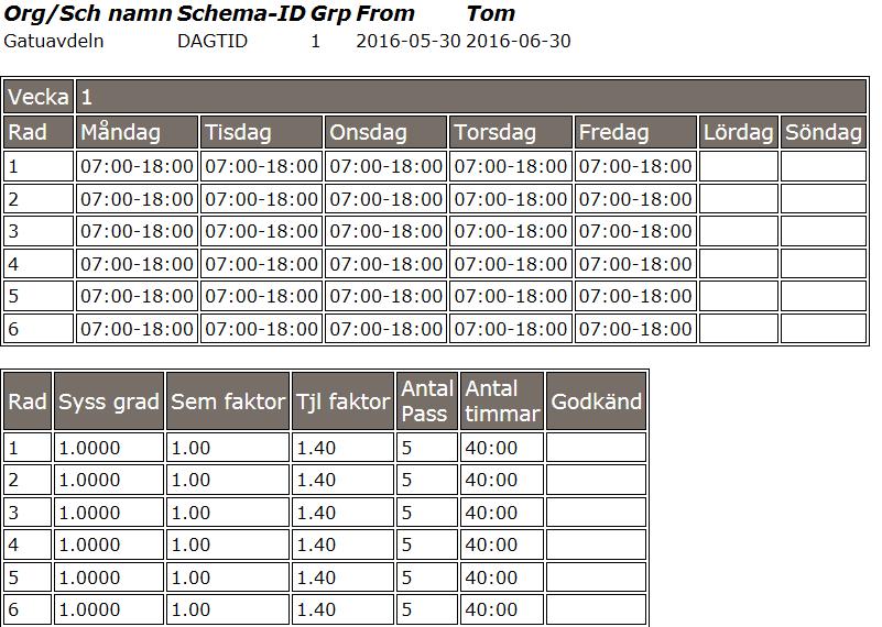 18 Utskrift av