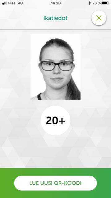 fram de uppgifter på skärmen som