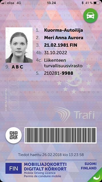 Kontrollanten väljer Läs QR-kod.