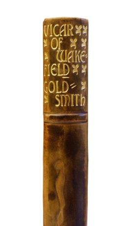 In an art-deco Riviere & son binding in full dark brown calf, stamp-signed to lower turn-in.