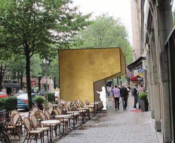 stadsmönster. Rastret kan varieras i en mängd olika mönster som kan hämta inspiration från eller kontrastera mot miljön byggnaden befinner sig i.