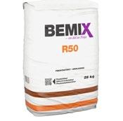 Bemix expanderbetong Bemix Fin Expanderande undergjutningsbruk för maskinundergjutningar och förankringar vid krav på finare ballast. Rinnande konsistens och god pumpbarhet.