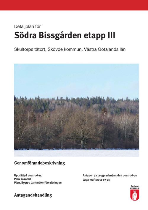 Detaljplanens handlingar tgörs av en planbeskrivning och genomförandebeskrivning (bilderna överst på sidan) och en plankarta (nedre bilden) - skaffa och läs dessa!