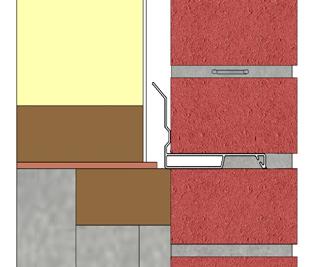 Brictec Rostfri Murverksarmering Murma Valvbågsform AL15 Över fönster- och dörröppningar måste även utföras en murverksbalk som är dimensionerad för aktuell last, i skalmurar normalt endast