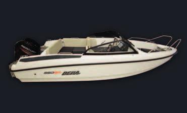 Bella 550 BR / pris standard båt utan... 192 000 B550BR + Mercury F80 ELPT EFI...291 500 B550BR + Mercury F100 ELPT EFI... 299 500 B550BR + Mercury F115 ELPT EFI.