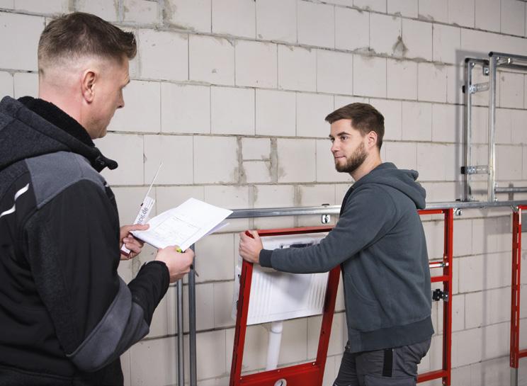 Cisternen levereras försluten till byggarbetsplatsen och behöver inte öppnas under konstruktionsfasen. Detta sparar tid och förhindrar defekter som orsakats av smutsavlagringar i systemet.
