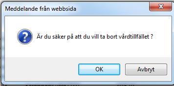 Vid markering av Ändra kommer registrerade uppgifter upp och det går då att ändra den uppgift som är felaktig eller lägga till en ny skada.