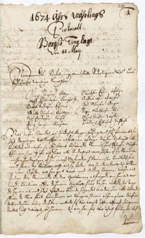 Karin Den 18 maj 1674 hölls ett vårting i Borgsjö, Medelpad. Karin från Ön var den som stod i centrum och hon var anklagad för trolldom.