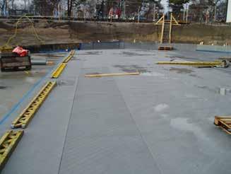Fördelar med Proofex Engage: Tätt, slittåligt och miljövänligt LDPE/PP-membran Saangjutes med betongen - tätar utan