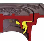 PACKNING REGULAR MED INTEGRERAT LÅS: Beskrivning Slit/dämpring med integrerat lås. Gjord i PU (Polyuretan). Integrerad i gatugjutgodset. Finns tex i Uponors L-63 REGULAR.