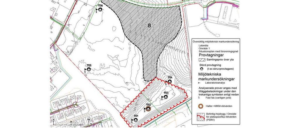 områdets västra delar där det finns lös lera. Den geotekniska utredningen kommer att kompletteras innan granskningsskedet.