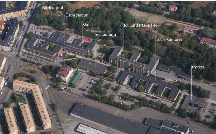 8(39) bygglov för verksamheten. Det har varit svårt att få lokalerna i området uthyrda då det allmänna ändamålet begränsat antalet möjliga hyresgäster.