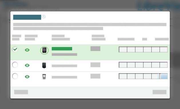 1 - Överför glukosdata från varje enhet till ditt LibreView-konto 2 - Gå till skärmen Min glukoshistorik och klicka på Visa fullständiga rapporter 3 - Klicka på fliken Rapportinställningar längst ner