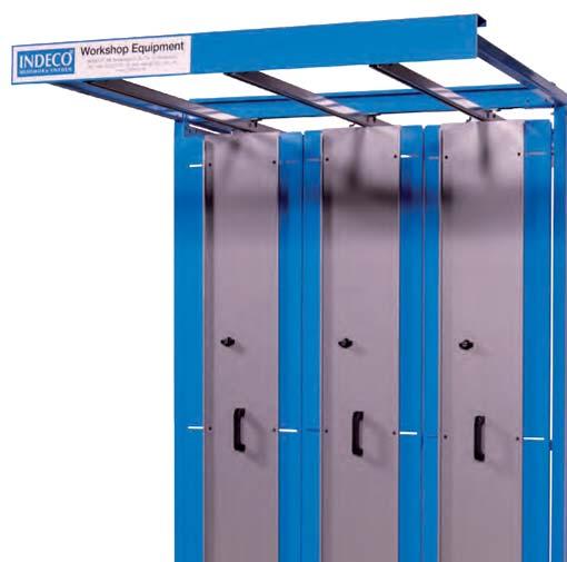 KOMPAKTFACK TOOL PANEL STAND Indeco tool panel stand is a flexible storing system, especially suited for limited spaces.