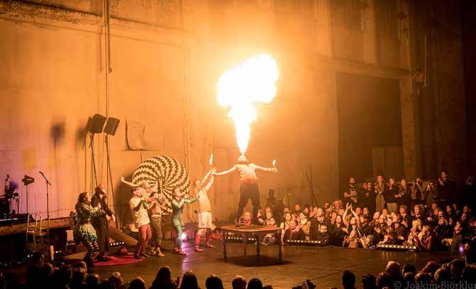 KONSTNÄRLIG VERKSAMHET CIRKÖR EVENT 2017 Cirkör Event erbjuder föreställningar på uppdrag och i samarbete med privata och offentliga aktörer.