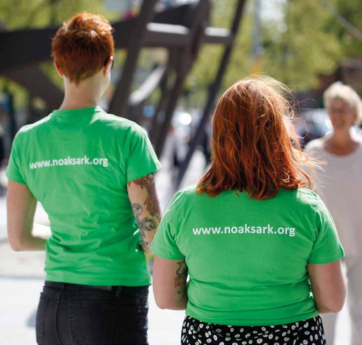 5. Samverkan och nätverkande Samverkansgruppen för hiv- och STI- prevention vid Folkhälsomyndigheten Riksförbundet har representerat Noaks Ark-föreningar i Samverkansgruppen för hiv- och
