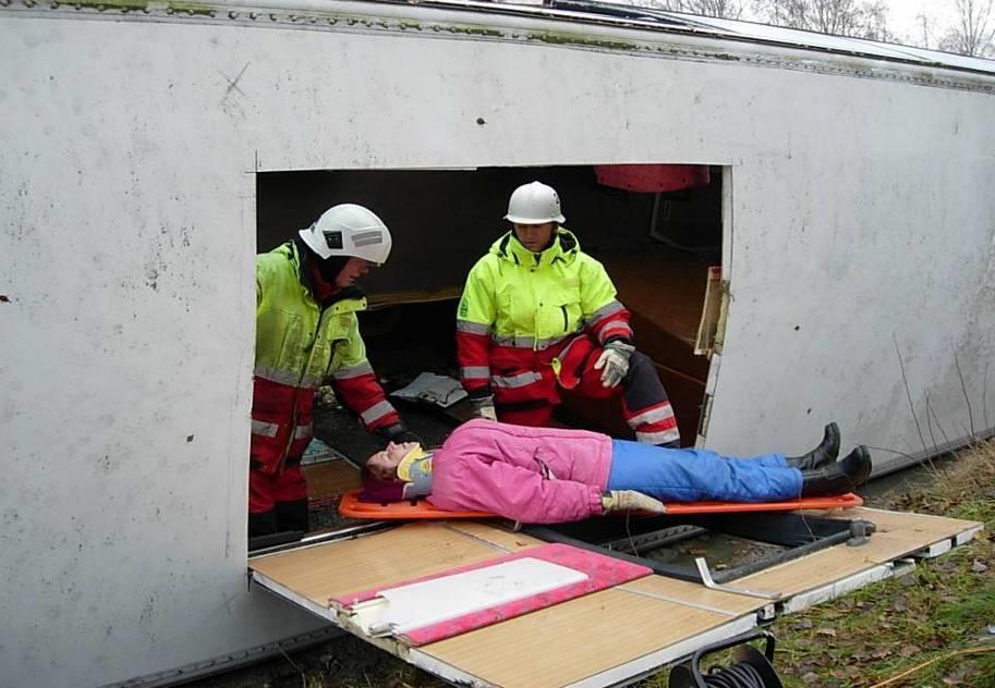 Ett hål i bussens tak