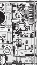 Komponentplacering AMS 1016(EZ101) FM01 GQ1 PWB3 PWB1 PWB2 TB X1 63H1 20S EEVC QN1 XL21 QM35