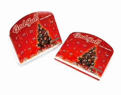 Chokladkalendrar BORDSKALENDER i egen design Gåvan som räcker ända till jul!