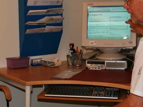 What effect did the computer have on the overall quality of care provided at this