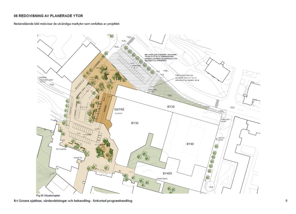 TJÄNSTEUTLÅTANDE 4 (7) I samband med landstingsfullmäktige i juni 2016 (LS 2016-0257) togs beslut om att omklassificera och inkludera objektet St Göran - By 30/40 - Teknisk upprustning i samband med