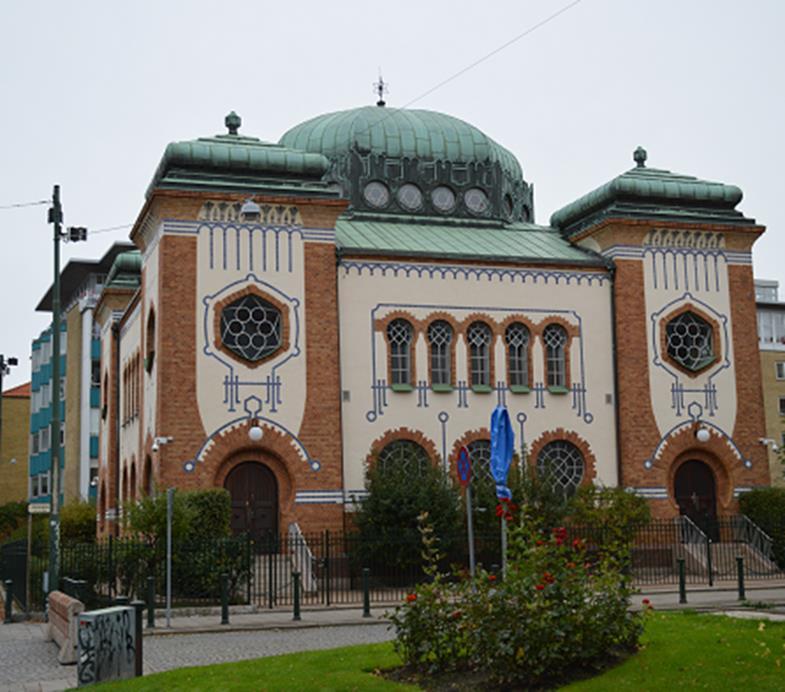 Foto: Malmö stad / Eva Hörnblad Religiösa byggnader i Malmö Malmö Synagoga Övningar med lärarinstruktioner Årskurs: 4