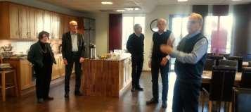 Valberedning: Sven Olov Larsson, Eskilstuna (sammankallande) Börje Carlsson, Eskilstuna Christer Laveson, Eskilstuna Styrelsens Rolf Persson visar runt i Kilenkryssets huvudkontor i Strängnäs i