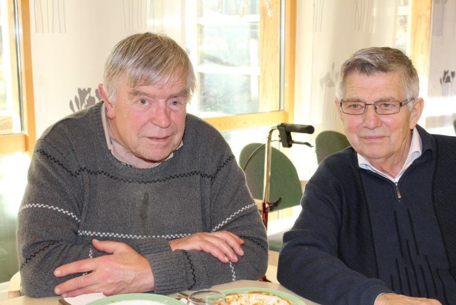 Bilaga Intervju med Måltidsvän och senior En vinterdag i december fick jag äran att träffa Claes Westerlund och Göran Håkansson i Billingshälls seniorrestaurang för att prata om deras gemenskap i och