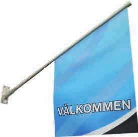 7609055 Fasadflagga PVC Tillverkas i PVC med digitalt tryck