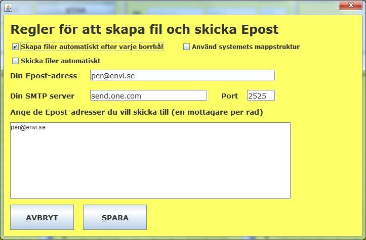 ton) med vänstra musknappen. Välj den skala du vill använda och tryck på SPARA.