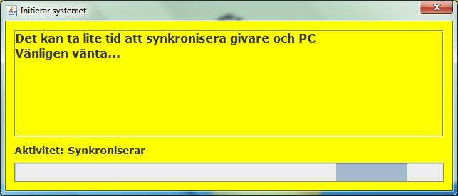 Starta systemet Vid installationen hamnar ikonerna på skrivbordet och programmen startas genom att man dubbelklickar på respektive ikon. Man kan bara ha igång en applikation åt gången.