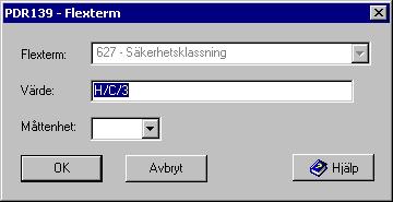 Användarhandledning Produkt Data Registrering (PDR) Indatering Sida 100(129) PDR Indatering Version: 4.5.