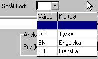 Användarhandledning Produkt Data Registrering (PDR) Indatering Sida 15(
