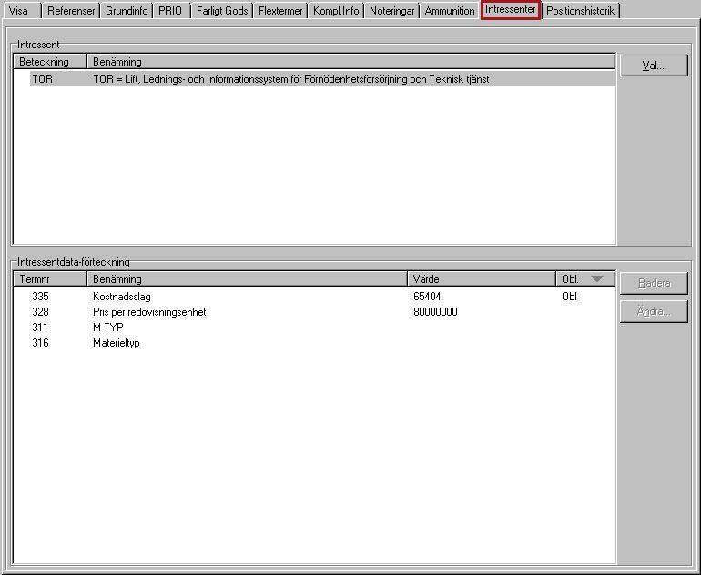 Användarhandledning Produkt Data Registrering (PDR) Indatering Sida 65(