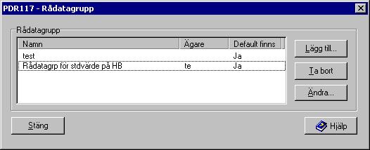 Användarhandledning Produkt Data Registrering (PDR) Indatering Sida 80(129) PDR Indatering Version: 4.5.