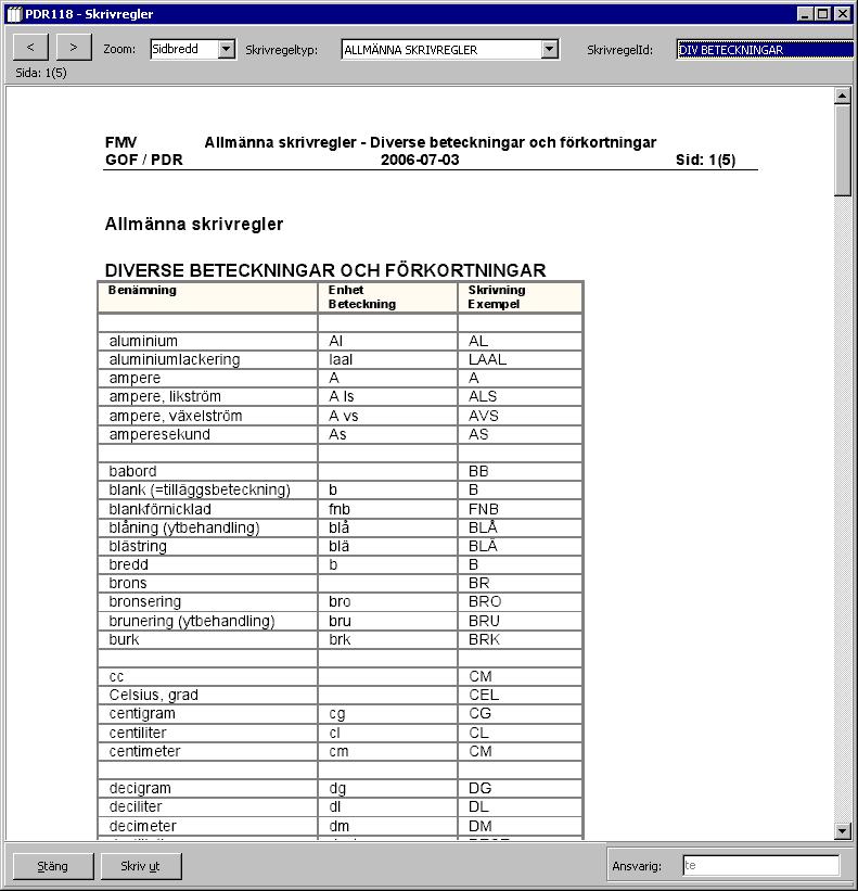 Användarhandledning Produkt Data Registrering (PDR) Indatering Sida 81(129) PDR Indatering Version: 4.5.