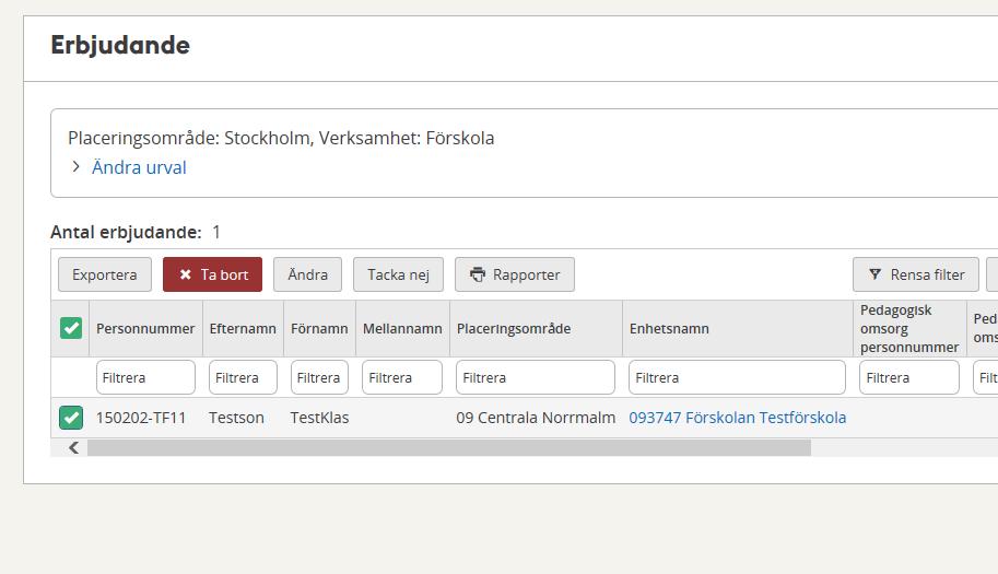 För att hantera något i den