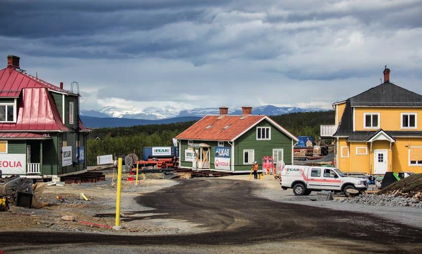 I Kiruna ska sju kulturbyggnader flyttas till LKAB:s utvecklingsområde på Luossavaara i år.