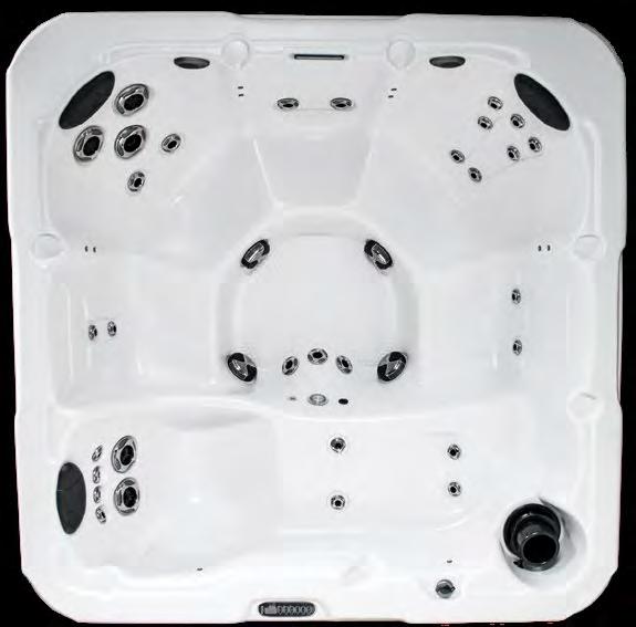 DIMENSION ONE SPAS @HOME-SERIEN DREAM II Mycket populär modell med det mesta man kan önska sig. Dubbla pumpar ger kraftfull massage. Skönt liggsäte, fotmassage och justerbar Wave-fontän.
