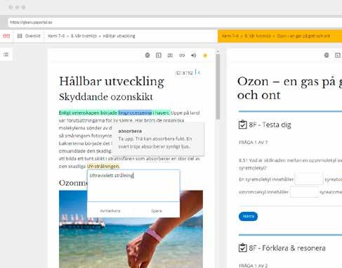 Mängder av nya möjligheter Gleerups digitala läromedel gör lärandet mer levande än någonsin. Utforska själv alla dina möjligheter nedan! 13 19 18 8 12 10 1 15 1.